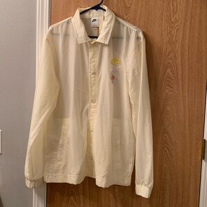 “Have a Nike day” Nike snap front jacket